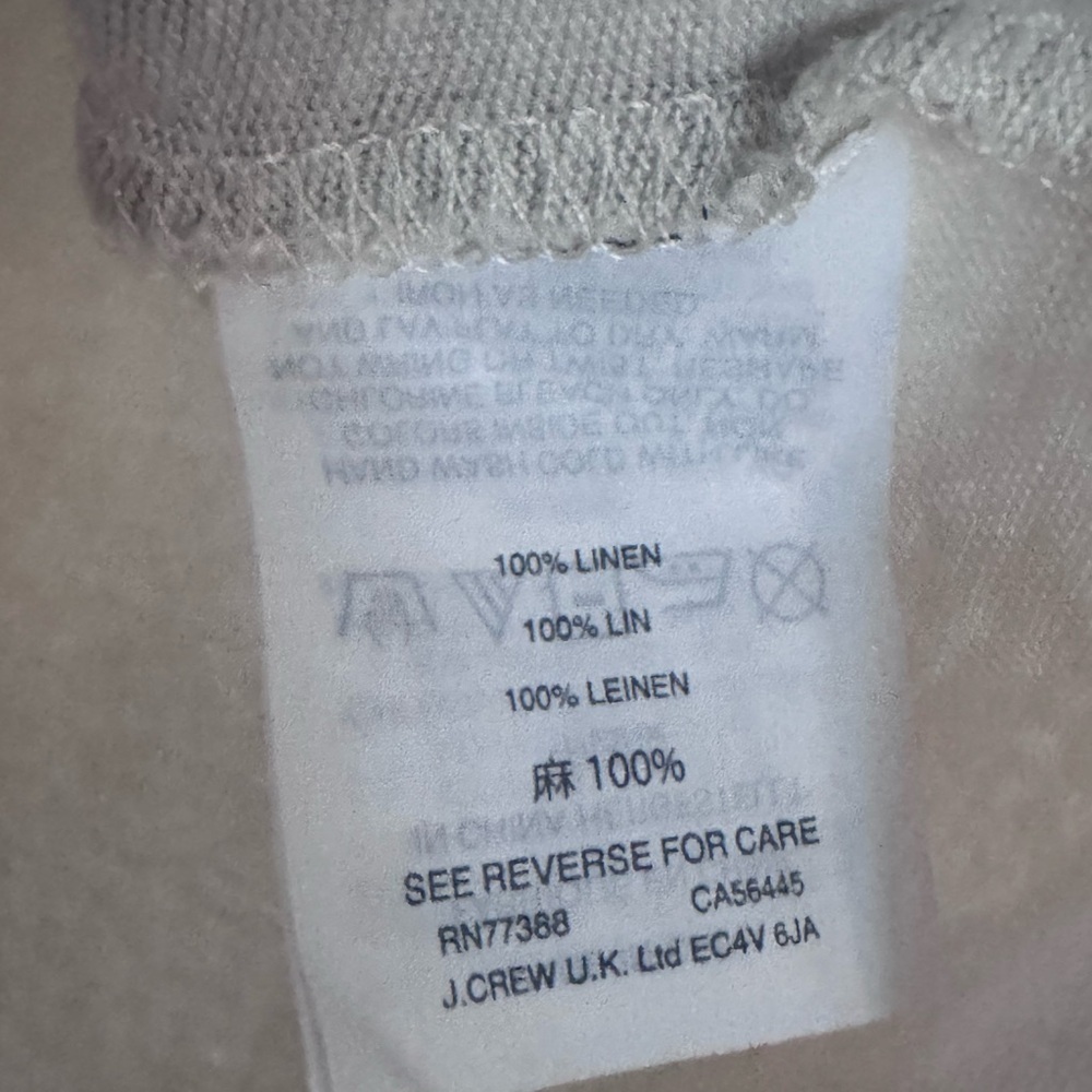 J. Crew linen Florida Tee - Picture 5 of 5